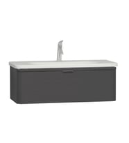 VitrA Nest Trendy 1 Çekmeceli Lavabo Dolabı 100 Cm Antrasit 56140