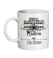 Okul Müdürüne Öğretmenler Günü Hediyesi İsimli Kupa Bardak