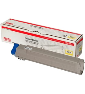 Tonersepeti Oki C9600-42918961 Sarı Orjinal Toner