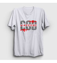 Presmono Unisex Beyaz Oyun Call Of Duty Warzone T-Shirt 513020tt (Beyaz)