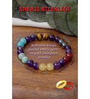 Doğal Taş Enerji Bilekliği + 1 Adet Akik Yüzük İle Birlikte Gönderilir
