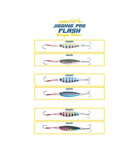 Caretta Jigging Pro Flash Single Glow Jig Yem 40gr