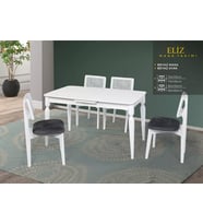 ELİZ MASA, ZİON SANDALYE, BEYAZ, BEYAZ
