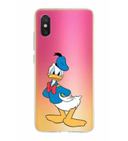 Xiaomi Mi 8 Pro Uyumlu Kapak Donald Duck Tasarımlı Şeffaf Silikon Kılıf