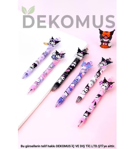 DEKOMUS İLE YENİ SEZON LİSANSLI KUROMI "TEKLİ" 2D VERSATİL UÇLU KALEM 0.7 MM (Krem)