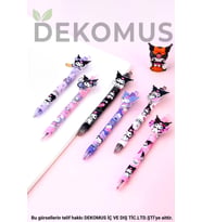 DEKOMUS İLE YENİ SEZON LİSANSLI KUROMI "TEKLİ" 2D VERSATİL UÇLU KALEM 0.7 MM (Krem)