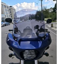 MOTOCAM Musatti King Pow 250 Ön Cam 2026-2027 Model 39cm Füme Renkli 4mm