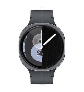 Samsung Galaxy Watch 8 44mm Uyumlu 3 Adet Şeffaf Ekran koruyucu Nano Jelatin