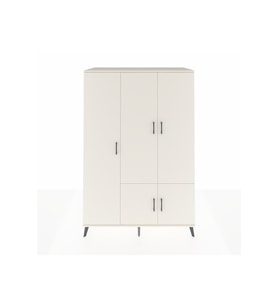 Kronos Dolap 7 Raflı 5 Kapaklı Tek Askılı 132x59x195 Aytaşı-Aytaşı/Aytaşı