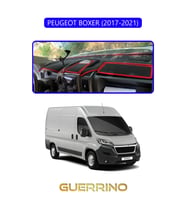 PEUGEOT BOXER 2017 - 2021TORPİDO KORUMA HALISI MAVİ KENAR