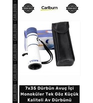 #Dürbün Kompakt Ergonomik Net 7x35 Dürbün Avuç İçi Monoküler Tek Göz Küçük Kaliteli Av Dürbünü