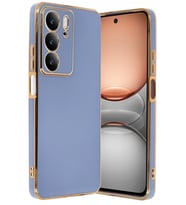 Realme C75 4G Kılıf Volet Silikon - Mavi