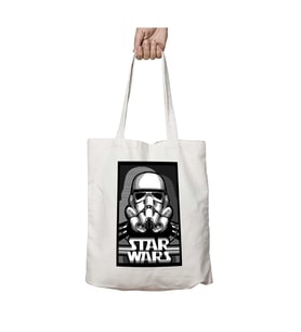 Stormtrooper Star Wars iki Tarafı Kalıcı Baskılı Yıkanabilir Çanta