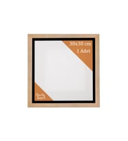 Gold Çerçeveli 30x30 cm Boş Tuval Tablo