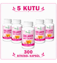 Collagen Multi Collagen 5 Kutu 300 Bitkisel Kapsül – Kolajen Takviye Edici Gıda