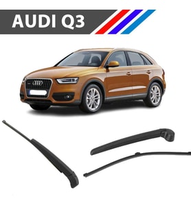 OTOZET Audi Q3 Arka Silecek Kolu ve Süpürgesi Takım 2011 Sonrası