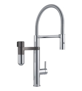 FRANKE FİLTRELİ Vital 2İn1 Spiralli Krom/Gun Metal Filtreli Armatür