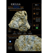 Sertifikalı Doğal Kyanit Taşı Kütle – Ham Kristal Mineral Koleksiyon Taşı NO6