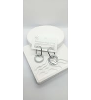 Silver Renk Mini Halka Küpe