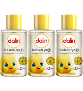 Dalin Bebek Yağı 50ML Klasik Mini (3 Lü Set)