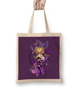 Lisa Witch of Purple Rose Bez Çanta Uzun Saplı