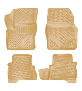 Rizline Ford Kuga 2008-2012 İle Uyumlu 3D Havuzlu Paspas Bej