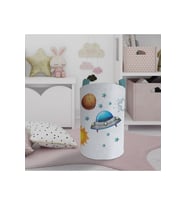 MEKTA HOME BEBEK VE ÇOCUK ODASI Gezegen ve Space X Desenli Oyuncak Sepeti