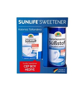 Sunlife Sweetener 1200 + Tatlandırıcı 300 Tablet Cep Boy
