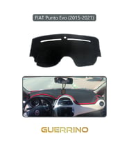 FIAT Punto Evo 2015-2021 Modellerine UygunTORPİDO KORUMA HALISI GRİ KENAR