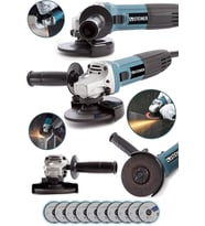 Steiner Alman 2600 Watt Profesyonel 125 Mm Avuç İçi Spiral Taşlama Makinesi + 10 Disk (Standart)