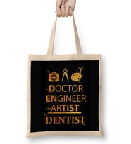 Doctor Engineer Artist Dentist 07 Bez Çanta Uzun Saplı