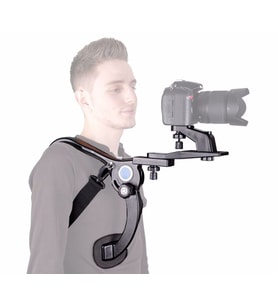 DSLR Video Omuzluk Seti, Hand Free Shoulder Pad (Siyah)