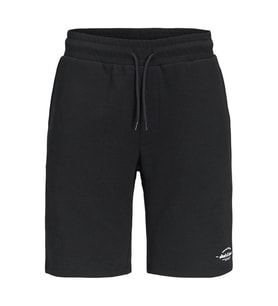 Jack & Jones Jpstgordon Brandon Sweat Shorts Mıd Siyah Erkek Şort 12292136