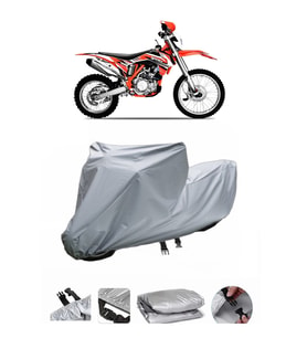 Yuki Dirty Paws Offroad  Gri Motosiklet Brandası ARKA ÇANTA UYUMLU DEĞİLDİR