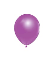 Metalik  Balon 12 İnç Baskısız (100 Adet)  Mor
