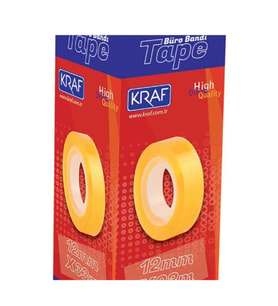 Kraf Bant 12X33 Selo Bant Para Bandı - 4 adet