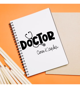 Doktor Tasarımlı Defter Kişiye Özel