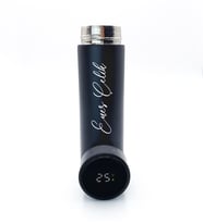 Kişiye Özel Siyah 500 ML Dereceli Termos