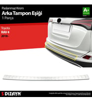 Toyota Rav 4 Krom Arka Tampon Eşiği 2018 Üzeri