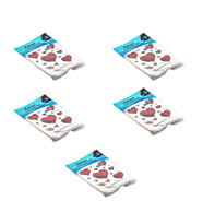 Arma Baskılı Mini Blok Poşet Torba - No : 1 - 22x35 Cm. - Beyaz - 100 Adetlik 5 Paket