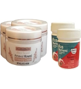 Three Brand Vücut 100 ml Arnavut Kremi3 Adet + Rus Merhemi 50 ml 2 Adet
