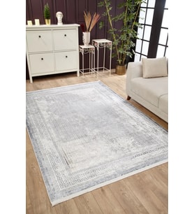 Dijital Kaymaz Yıkanabilir Beyaz Modern Salon Halısı Mutfak Halısı Koridor Halısı Yolluk HLN1984