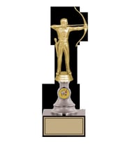 ODAK KUPA - Figürlü Kupalar - Okçu Figürlü Kupalar FG-010 C - 26 cm