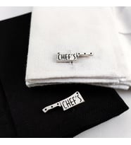Chef’s Bıçak Tasarım Kol Düğmesi 925 Ayar Gümüş