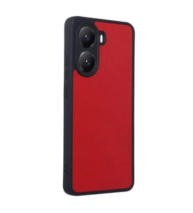 Po X7 Pro Kılıf Aras Deri Kapak - Kırmızı