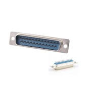 25 pin erkek d-sub konnektör 50 adet