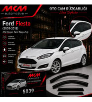 Ford Fiesta (2009-2018) 4'lü Mugen Cam Rüzgarlığı