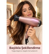Lexroo Üç Kademeli Sıcaklık Ayarlı Saç Kurutma Makinesi