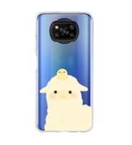Poco X3 Pro / X3 NFC Uyumlu Sevimli Hayvan Tasarımlı Şeffaf Telefon Kılıfı