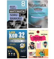 TUDEM YAYINLARI LGS MATEMATİK BECERİ TEMELLİ SORU BANKASI - MATEMATİK KLAVUZ DENEME - MATEMATİK 32 H